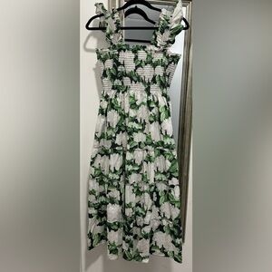 Hill House “Ellie” nap dress in Night Bloom. Size Large.